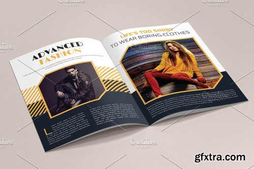 CreativeMarket - Fashion Magazine Brochure Template 4576984