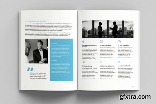 CreativeMarket - White Paper Brochures 4515008