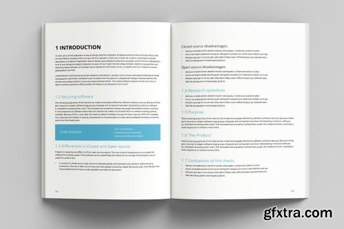 CreativeMarket - White Paper Brochures 4515008