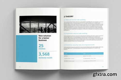 CreativeMarket - White Paper Brochures 4515008