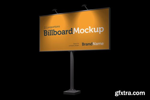 CreativeMarket - Billboard Mock-Ups. Day & night view 3435250