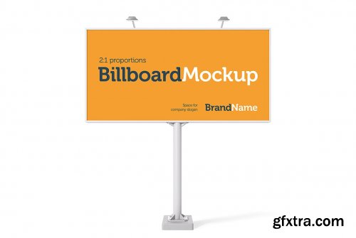 CreativeMarket - Billboard Mock-Ups. Day & night view 3435250