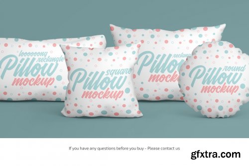 CreativeMarket - Pillow Mockup Bundle 4883273