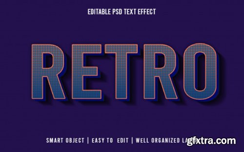 Editable text effect style