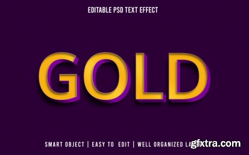 Editable text effect style