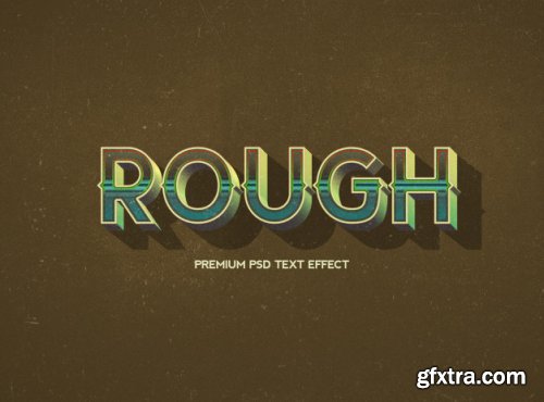 3D text effect 