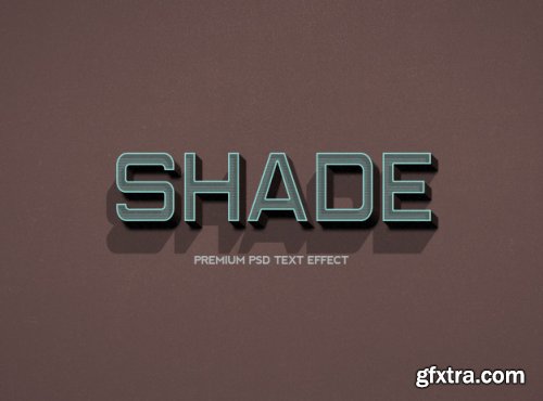 3D text effect 