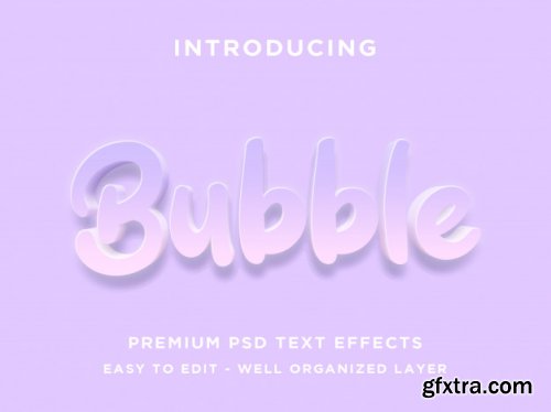 Text effect styles psd