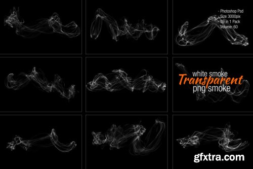 Abstract transparent smoke