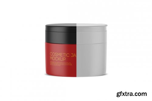 CreativeMarket - Cosmetic Jar Mockup 4893106