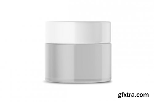 CreativeMarket - Cosmetic Jar Mockup 4888304