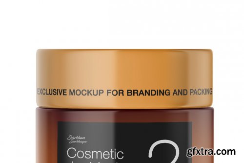 CreativeMarket - Cosmetic Jar Mockup 4888304