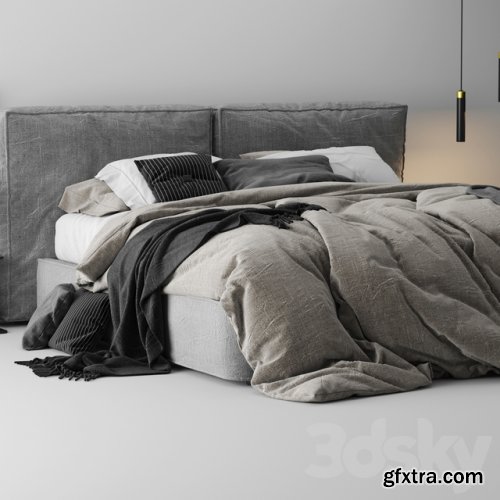 Ditre Italia Flann - Bed