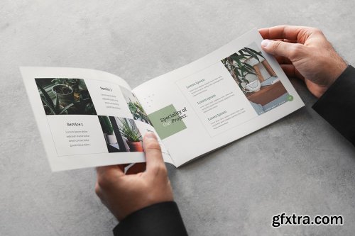 CreativeMarket - Landscape Brochure Mock-Up 4586175