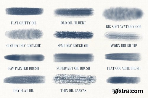 CreativeMarket - Art Brushes for Procreate 4230221