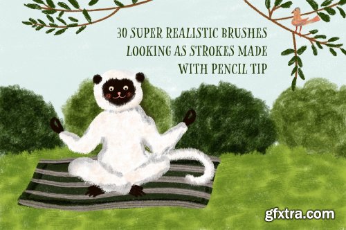 CreativeMarket - Wonderful Pencils for Procreate 5 4489057