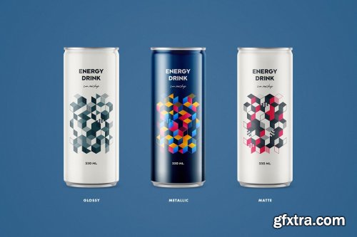 CreativeMarket - Soda Can Mockups 4908248