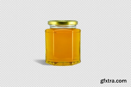 CreativeMarket - Honey - Jar mockup 3696194