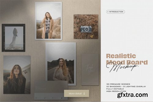 CreativeMarket - Bundle Moodboard Mockup V1 4939215