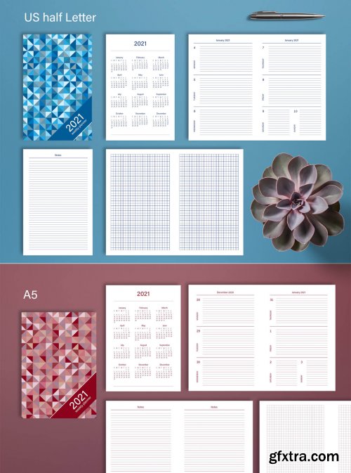 2021 Weekly Annual Planner Layout 348617071