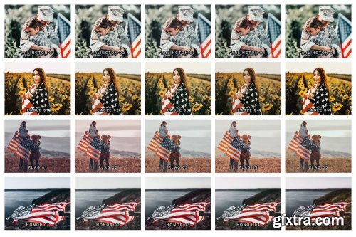 CreativeMarket - 20 Memorial Day Lightroom Presets and LUTs