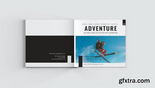 CreativeMarket - Adventure Sport Magazine 4937397