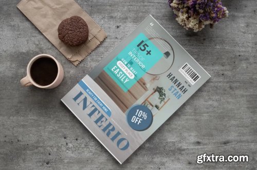 Interior Magazine Cover Template