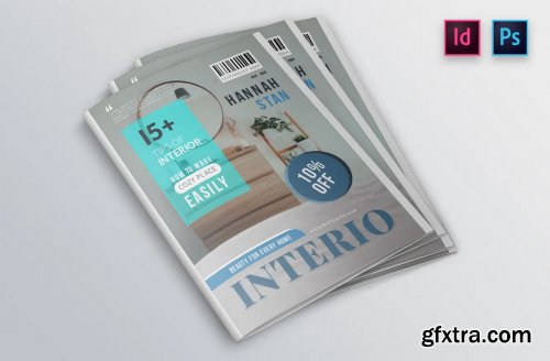 Interior Magazine Cover Template