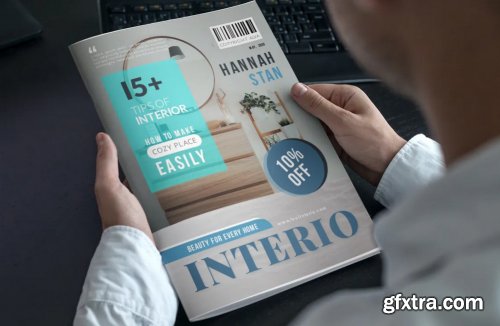 Interior Magazine Cover Template