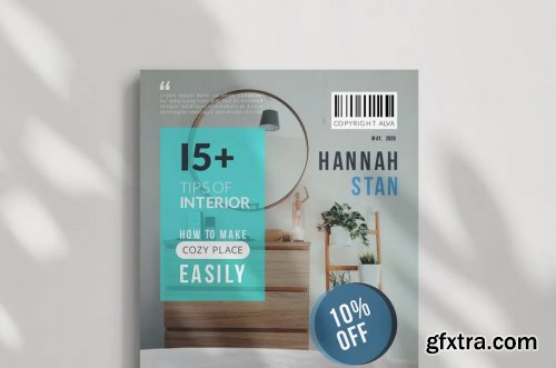 Interior Magazine Cover Template