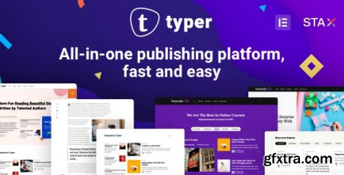 Themeforest - Typer - Amazing Blog and Multi Author Publishing Theme - 24818607 - v1.8.2