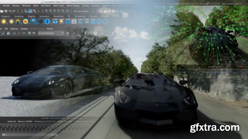 fxphd - VFX203 - Lamborghini Project Lighting and LookDev