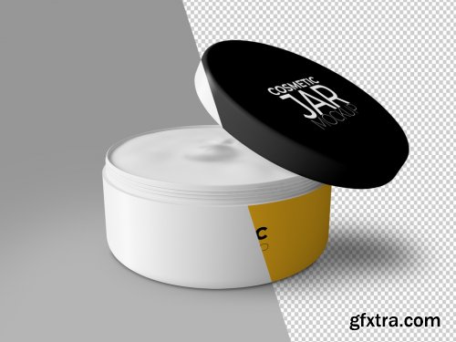 Open Cosmetic Jar Mockup 349051669