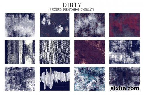 CreativeMarket - Dirty Overlays Photoshop 4936100