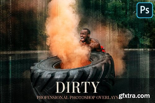 CreativeMarket - Dirty Overlays Photoshop 4936100