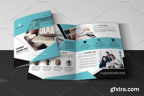 CreativeMarket - Business Bifold Brochure V972 4401454