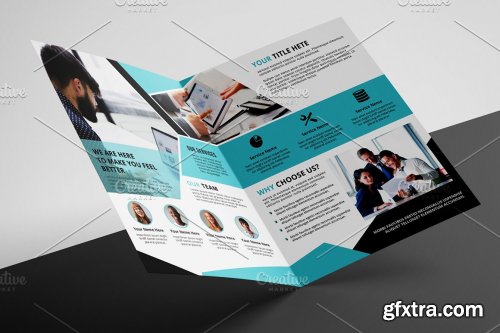 CreativeMarket - Business Bifold Brochure V972 4401454