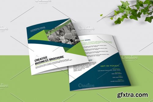 CreativeMarket - Business Bifold Brochure V969 4394860