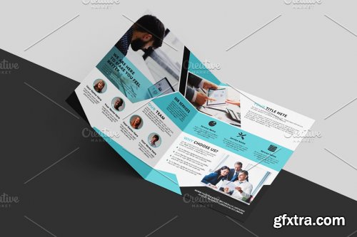 CreativeMarket - Business Bifold Brochure V972 4401454