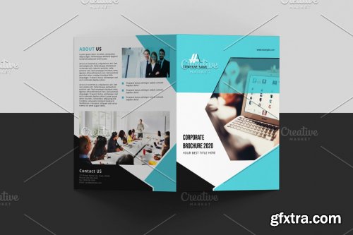 CreativeMarket - Business Bifold Brochure V972 4401454