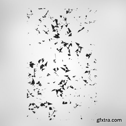 GraphicRiver - Dispersion Fragments - Photoshop Brushes 26556138