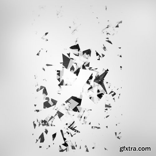 GraphicRiver - Dispersion Fragments - Photoshop Brushes 26556138