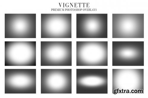 CreativeMarket - Vignette Overlays Photoshop 4943329