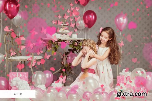 CreativeMarket - Confetti Overlays Photoshop 4935477