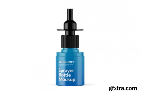 CreativeMarket - Matte Sprayer Bottle Mockup 4035081