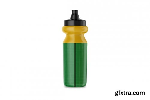 CreativeMarket - Glossy Sport Bottle Mockup 4886272