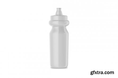 CreativeMarket - Glossy Sport Bottle Mockup 4886272