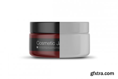 CreativeMarket - Cosmetic Jar Mockup 4888384