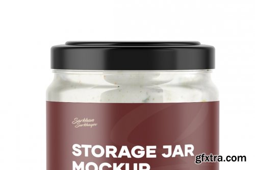 CreativeMarket - Sauce Jar Mockup 4897096