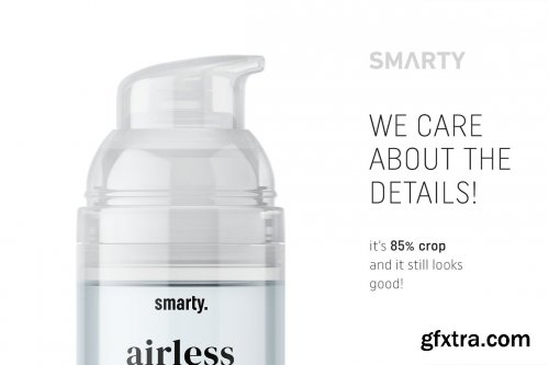 CreativeMarket - Airless bottle mockup 4850552